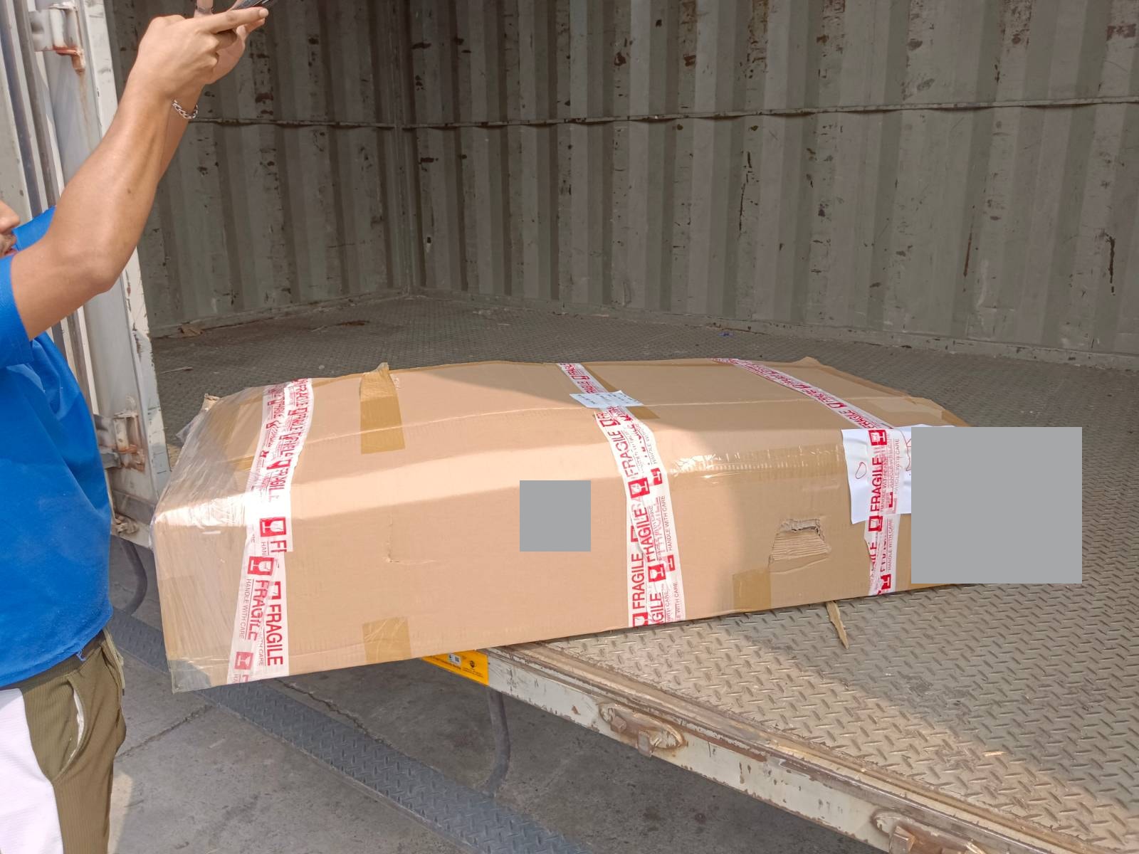Pu stone panel at pickup in Klang